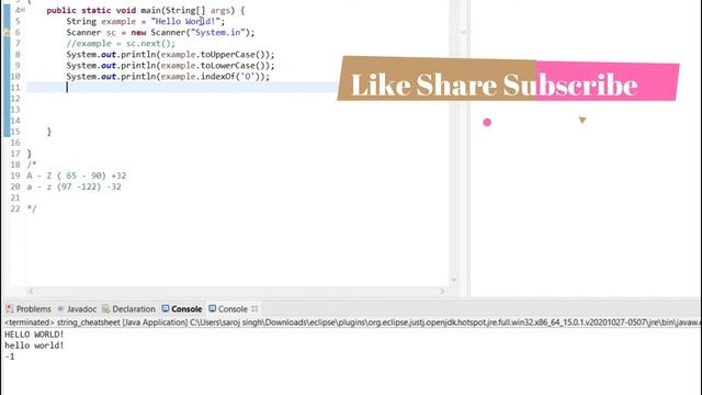 Java cheatsheet for String 1 | ICSE ISC CBSE | SHARE & SUBSCRIBE смотреть онлайн