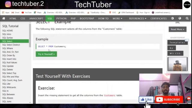 4.Learning SQL with W3Schools || SELECT