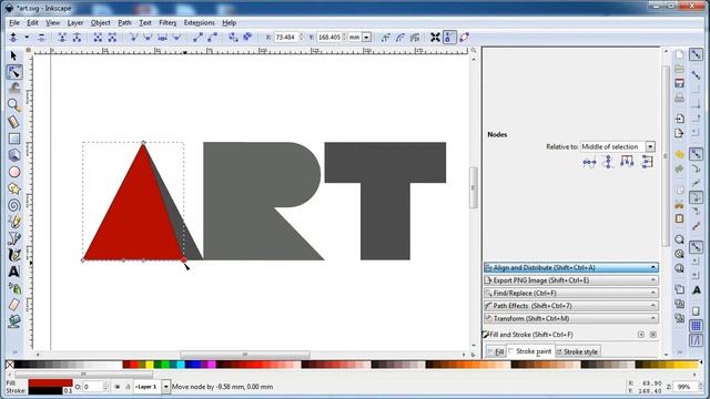 Crate Art Text - Inkscape Tutorials