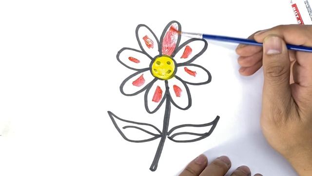 Dibujar flores para niños/Bolalar uchun gullar chizish/Рисование цветов для детей Draw for Kids смотреть онлайн