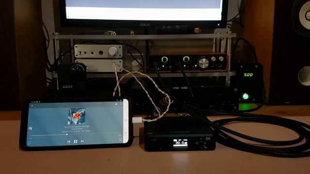 Topping D50 and S20 ultra ( USB C) streaming with TIDAL on USB Audio Player Pro. смотреть онлайн