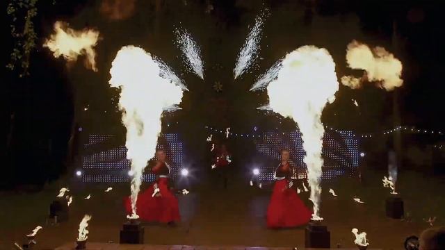 Greatest show - огненный перфоманс с участием бальных танцоров. BRIO SHOW. смотреть онлайн