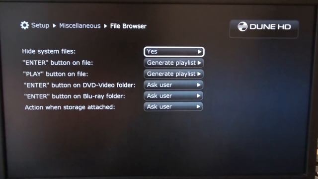 Dune HD Solo 4K vartotojo sąsaja (interface) / Firmware: 160326_0135_r11 смотреть онлайн