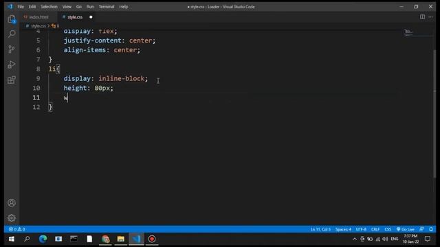 Simple Loading Animation Using HTML & CSS In Tamil | CSS Loading Animation In Tamil | смотреть онлайн