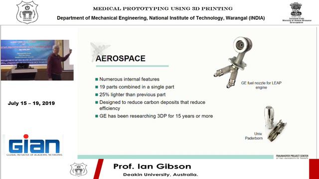 GIAN Program- Prof. Ian Gibson NIT Warangal Day 3 session 2 смотреть онлайн