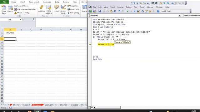 VBA Tutorial Open Excel Activate Sheet and Pick File Name смотреть онлайн