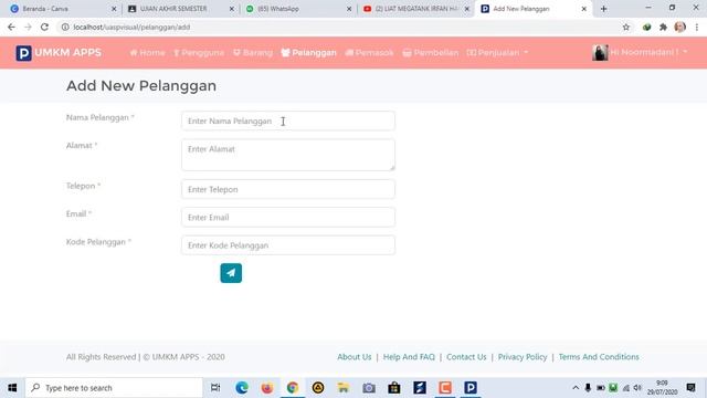 Project Pemrograman Visual | UMKM APPS | PHP RAD Tools смотреть онлайн