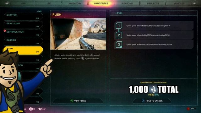 RUSH (Super Sprint) Nanotrite Ability Location Guide - RAGE 2 смотреть онлайн