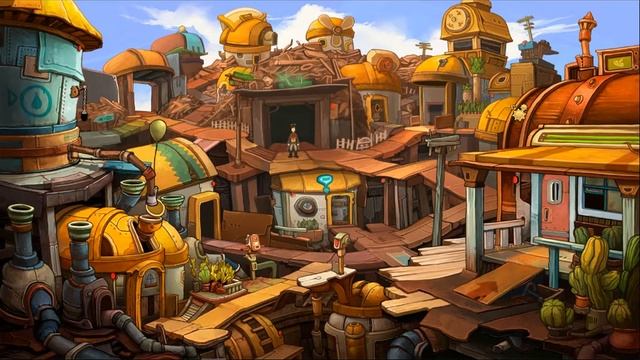Прохождение Deponia /Депония #10 Пробуждаем Гоал. Почта.