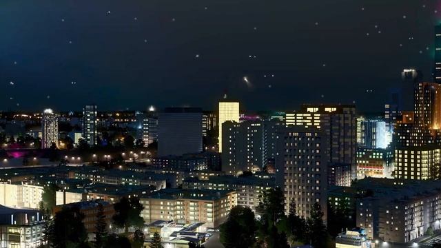 First Person Helicopter Ride Over a Highly Detailed City! | Cities Skylines | Auridon смотреть онлайн