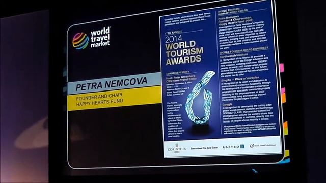 PETRA NEMCOVA - WTM 2014 - WORLD TOURISM AND HUMANITARIAN AWARDS смотреть онлайн