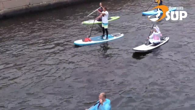 «Фонтанка-SUP - 2018» с высоты птичьего полета смотреть онлайн