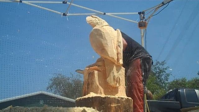 Eagle Chainsaw Carving смотреть онлайн