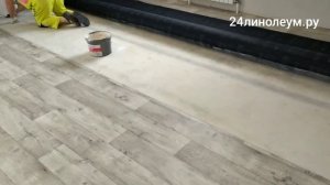 Укладка линолеума на тёплый водяной пол Красноярск