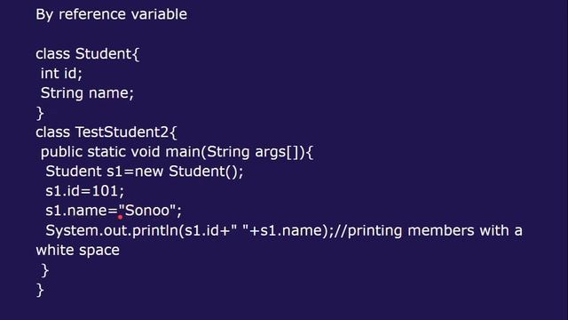 classes and methods in JAVA смотреть онлайн
