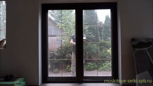 Москитная сетка ПЛИССЕ ДВОЙНАЯ смотреть онлайн