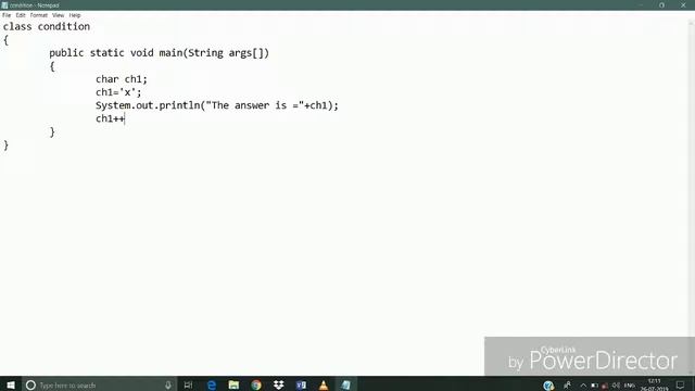 In java|add two char together or increment the value of character variable. смотреть онлайн