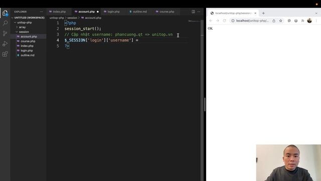 Học Session Php qua ví dụ thực tế chức năng đăng nhập website 40 phút | unitop.vn смотреть онлайн