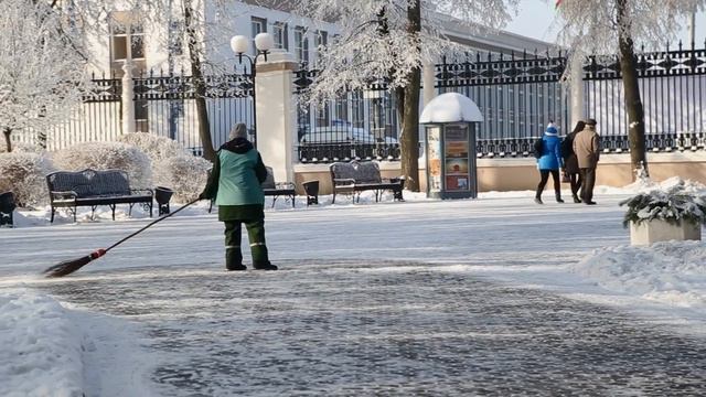 зимняя прогулка по парку. Гомель смотреть онлайн