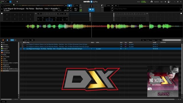 Luis Miguel del Amargue - No Notas - Bachata - Intro + Acapella 133 Bpm (Clean Extended) DjYojani смотреть онлайн