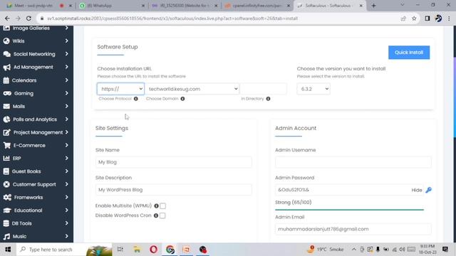 Installing the WordPress on live host смотреть онлайн