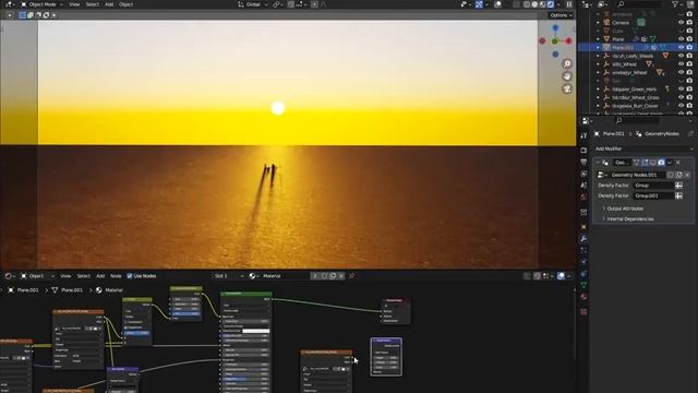 I recreated VAN GOGHS Wheat Field painting using Blender 3D!! (Reupload) #blender3d #vangogh #3dart смотреть онлайн
