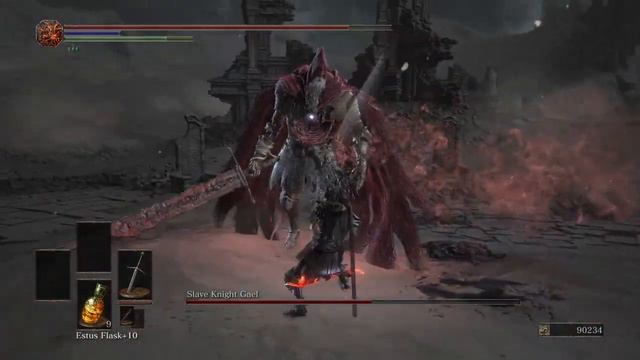 DARK SOULS 3: Defeating Slave Knight Gael смотреть онлайн