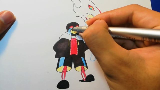 How to draw Sans, Error Sans All au Sans, Drawing Sans Undertale easy смотреть онлайн