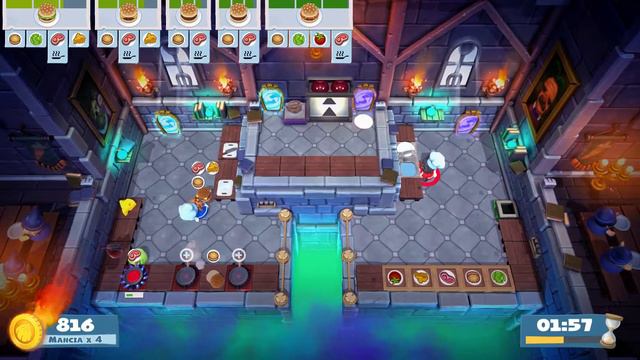 (outdated) Overcooked 2. Story 3-4 | 2 players online coop 4 stars | Score: 1660 смотреть онлайн