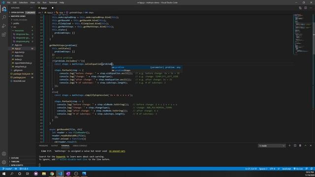 How to Solve an Image Equation with the Mathsteps API | Mathpix in React Part 4 смотреть онлайн