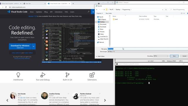Java Tutorial For Beginners - Creating Your First Java Program смотреть онлайн