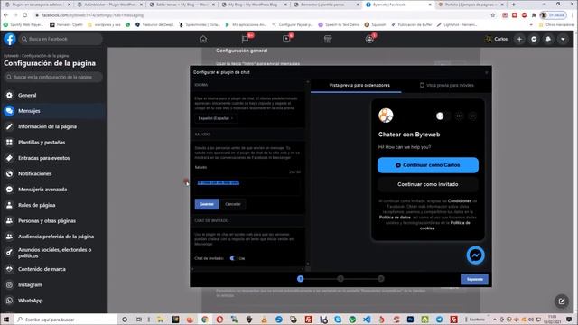 ✅ Añadir el Messenger de Facebook a Wordpress sin plugins смотреть онлайн
