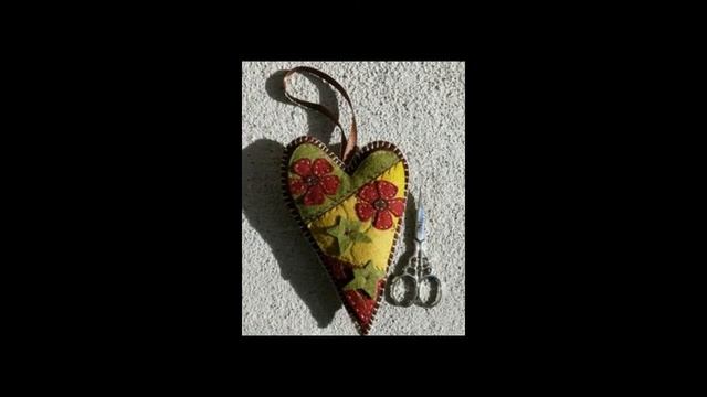 Подборка тряпичных сердечек, сшитые своими руками. смотреть онлайн