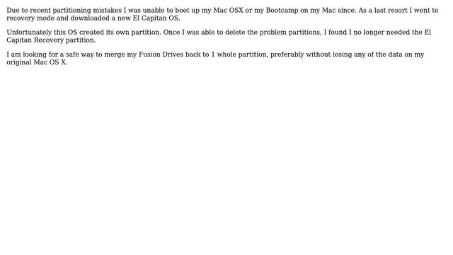 Apple: Re-Merge El Capitan Recovery with Original Mac OS смотреть онлайн