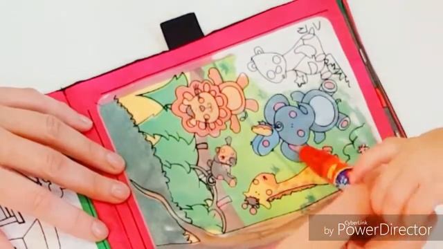 Живая раскраска. Животные джунглей оживают. смотреть онлайн