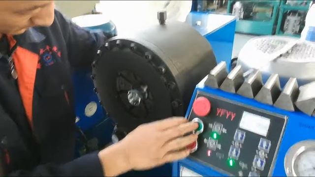YJK 120CNC Станок для обжима РВД www YONGFLEX com смотреть онлайн