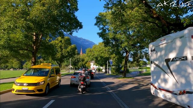 ??Wilderswil - Interlaken, Switzerland 2021 Summer Cab Ride 5K/ 4K UHD Video