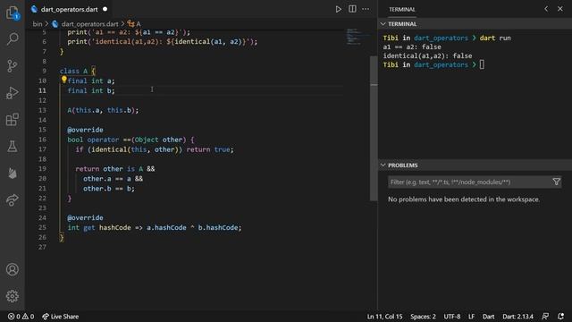 #13 - Dart Operators - Everything you need to know + Comparing 2 Objects in Dart смотреть онлайн
