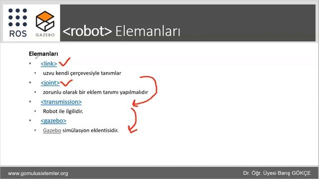 ROS URDF RVIZ XACRO Bölüm 1: Temel URDF XML Etiketleri смотреть онлайн