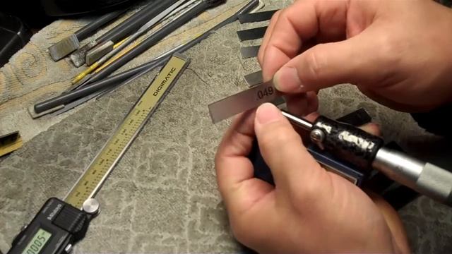 Square Edge Feeler Gauges (for mouthpiece refacing) смотреть онлайн