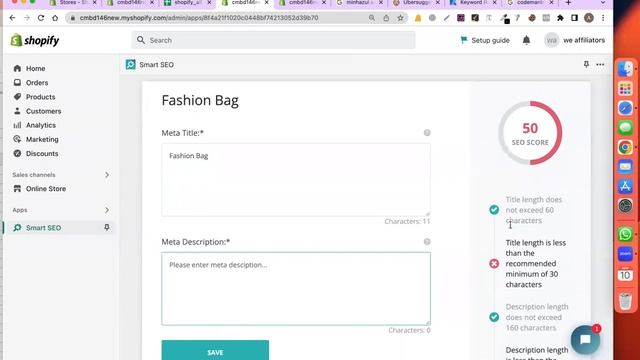 Shopify SEO Tutorial Bangla - Shopify Smart SEO & All in One SEO смотреть онлайн