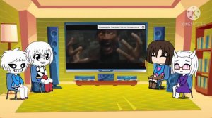 реакция персонажей андертейл на"призрачный гонщик песня я монстор"