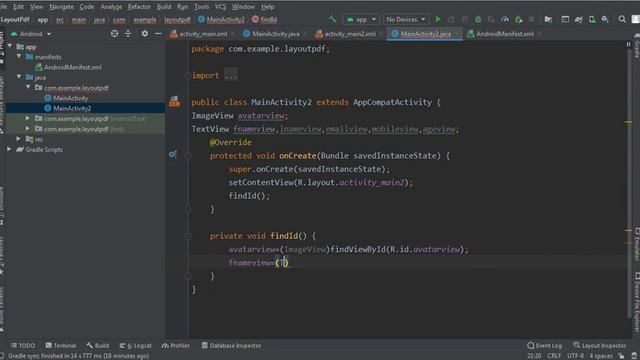 Android Studio | xml LinearLayout To downloadable PDF file | send data and download pdf file смотреть онлайн