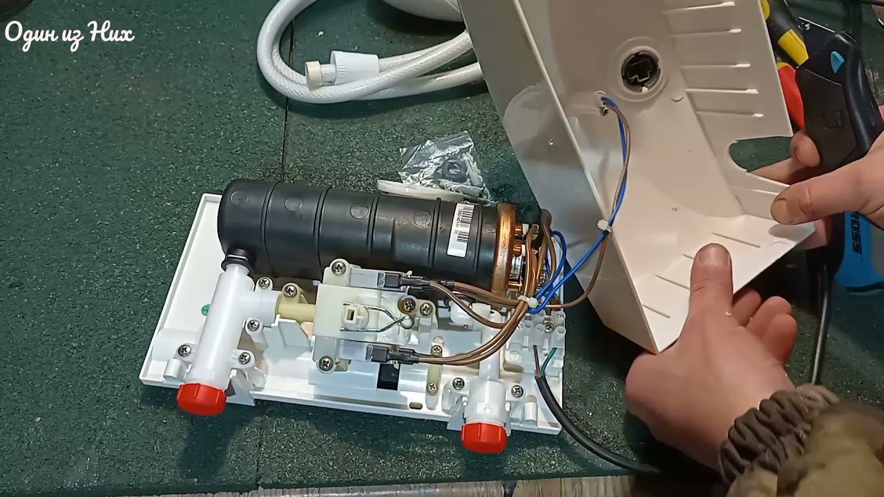 Проточный водонагреватель подключаю как переносной, результат.