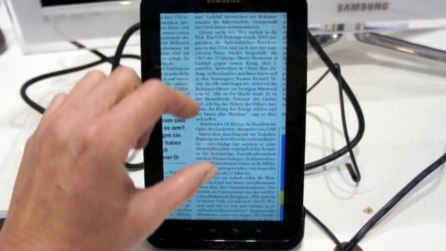 Samsung Galaxy Tab Android Tablet First Look смотреть онлайн