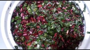 Квашеная ботва свёклы на зиму.