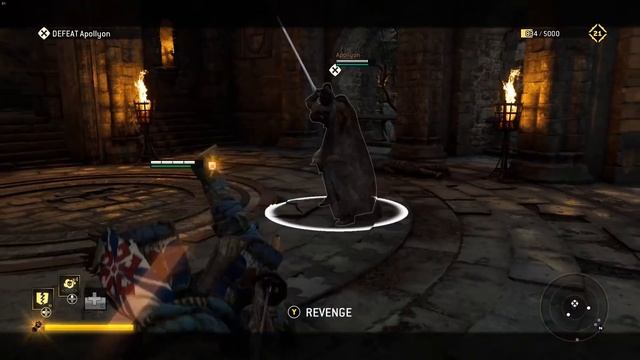 For Honor - How to beat Apollyon on realistic (easy way) смотреть онлайн