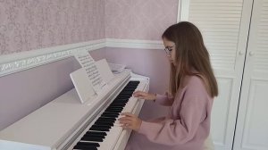 Ария ре минор Доменико Скарлатти. Исполняет Диана Давыдова (12 лет. Второй год обучения)