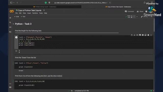 Programming with Python - Session 4 | (12th December) by GDSC University of Khartoum. смотреть онлайн