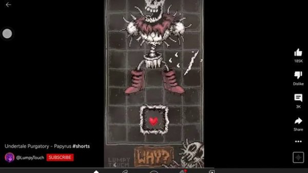 Undertale - purgatory: papyrus